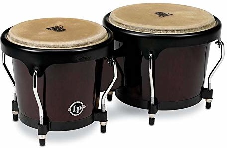 Latin Percussion LP810504 Aspire Wood Bongos - ciemne drewno LP810504