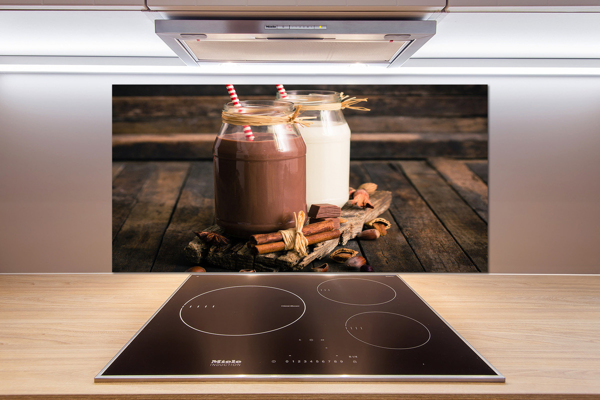 Panel lacobel Koktajle w słoikach