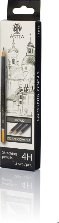 Astra Ołówek do szkicowania 4H p12 Artea ASTRA cena za 1szt 206118011