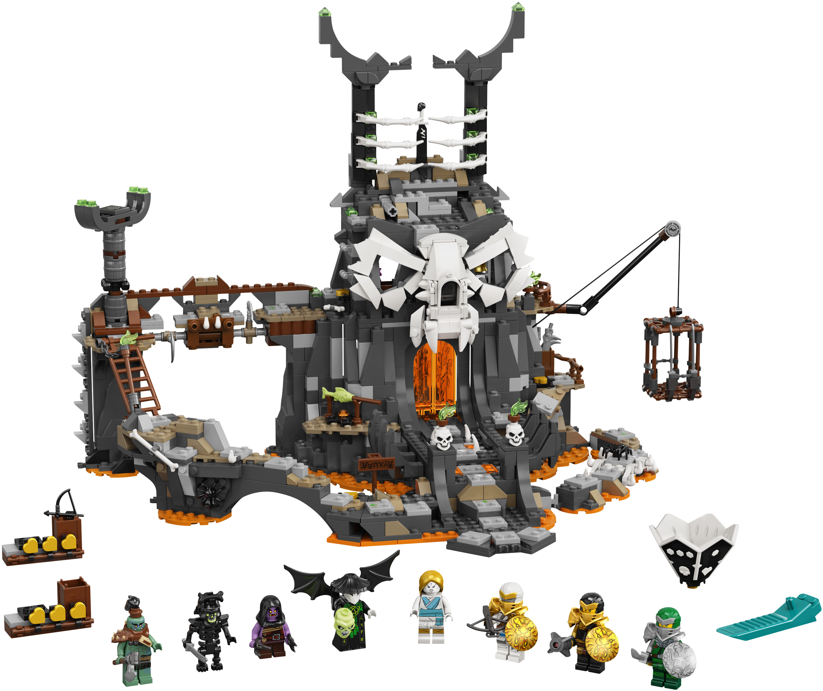LEGO Ninjago Lochy Szkieletowego Czarownika 71722