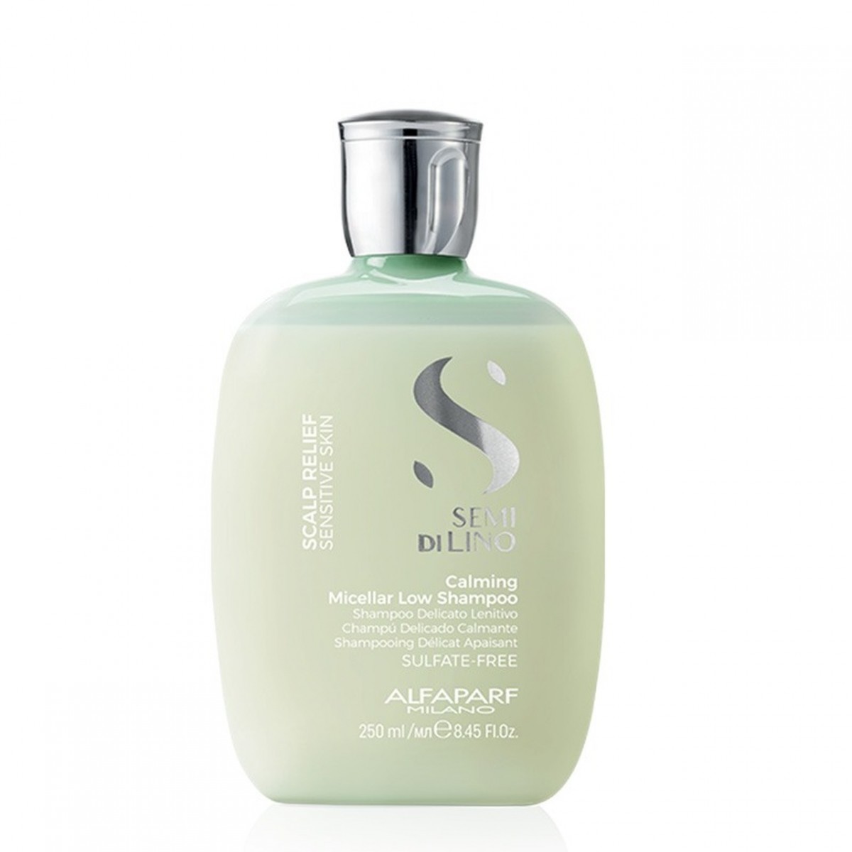 Alfaparf Milano Semi Di Lino Skalp Relief Calming Shampoo - Delikatny Niskopieniący Szampon Dla Skóry Wrażliwej o Działaniu Łagodzącym 250ml PF019477