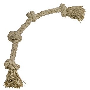 Nobby 50544 Rope Toy, lina do gry z sizalu-Cotton-Mix