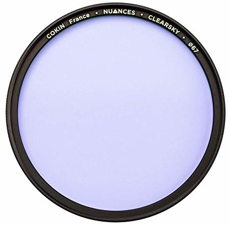 Cokin 67 mm Nuances Clearsky szklany wkręcany filtr aparatu CNSKY-67