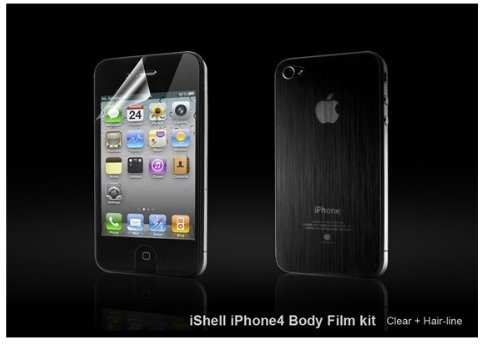 iShell CL + Hair Line Glossy folia ochronna do Apple iPhone 4/4S 4715243580948