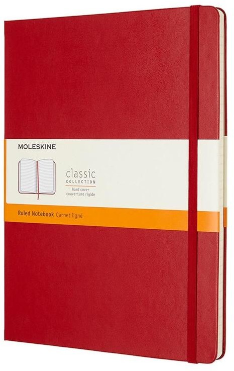 Moleskine Notes Classic 19x25 tw. linia- czerwony MOLESKINE