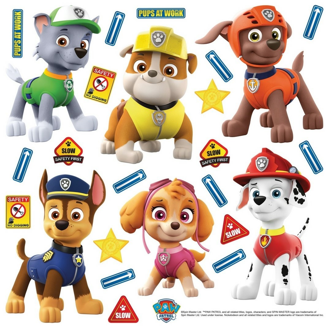 Naklejka Paw Patrol, 30 x 30 cm