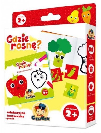CzuCzu Gdzie Rosnę$245 Edukacyjna Książeczka + Puzzle 73029