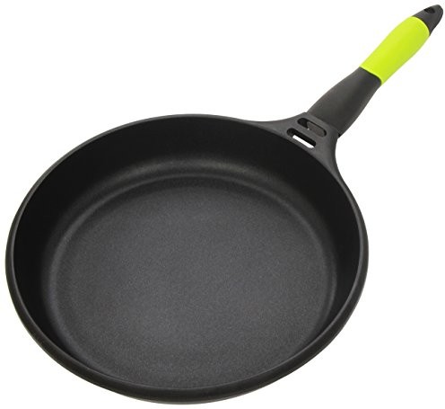 Fundix Castey fundix patelnia z odlewu aluminiowego, powłoka zapobiegająca przywieraniu, indukcyjna, zdejmowany uchwyt kiwifarbener, 28 cm F3-I28