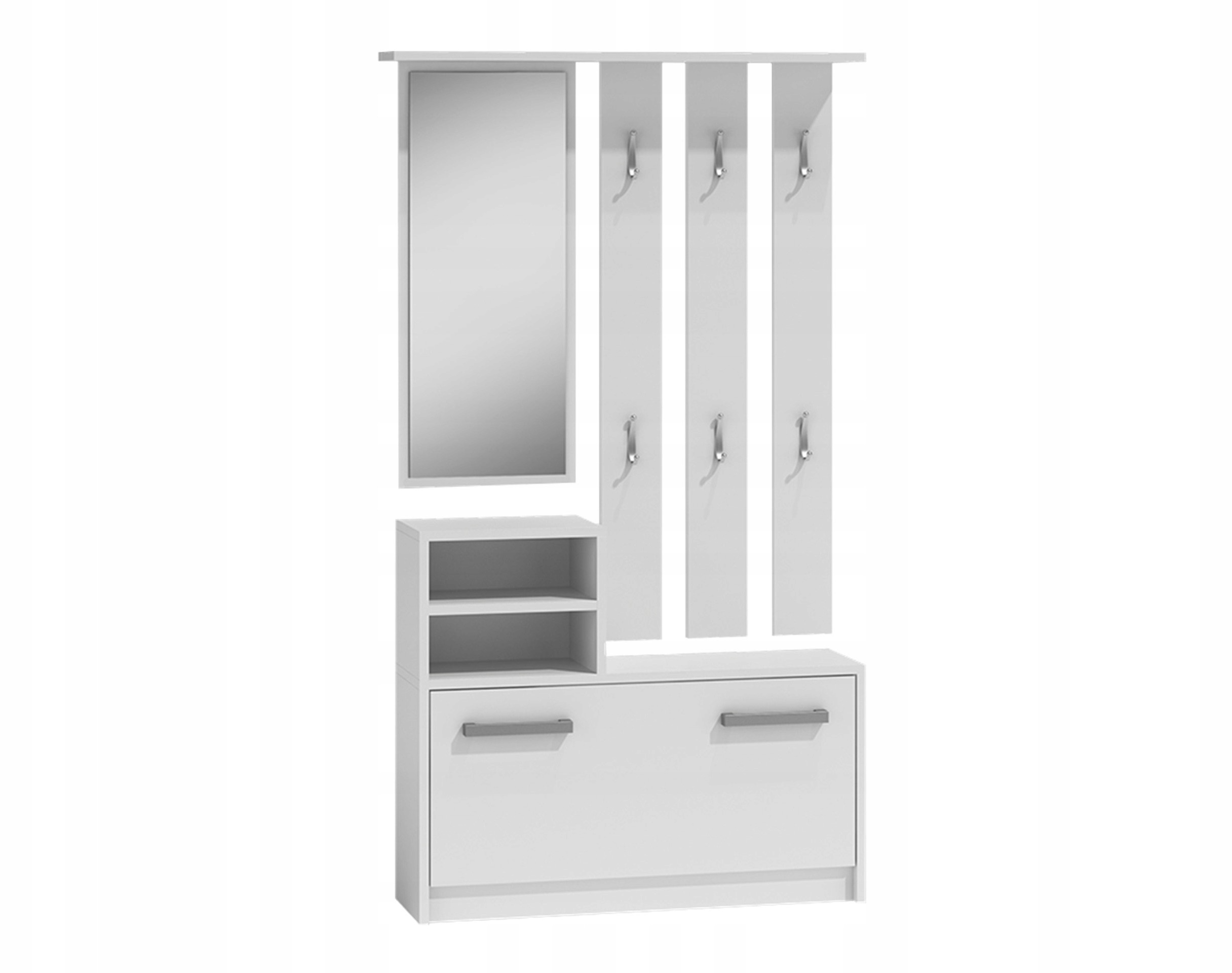 Garderoba Cali Szafka na buty Wieszak Lustro