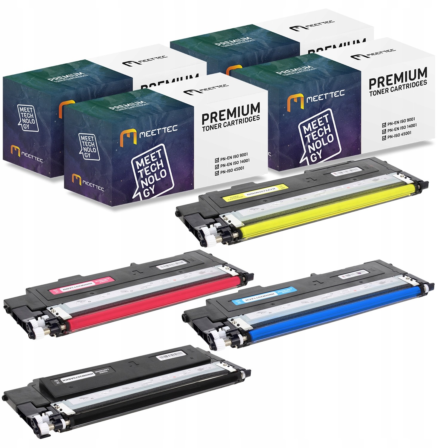 4x toner do Hp 117A W2070 W2071 W2072 W2073 Cmyk