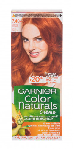 Garnier Color Naturals Créme farba do włosów 40 ml 7,40+ Copper Passion