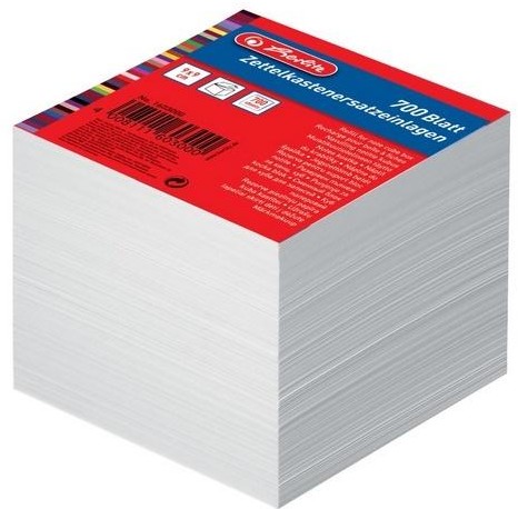 Herlitz Notes kostka 9/9 700 kartek biały