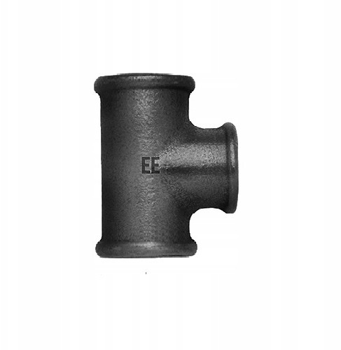 Trójnik Redukcyjny 1'' x 1/2'' Stal Czarna
