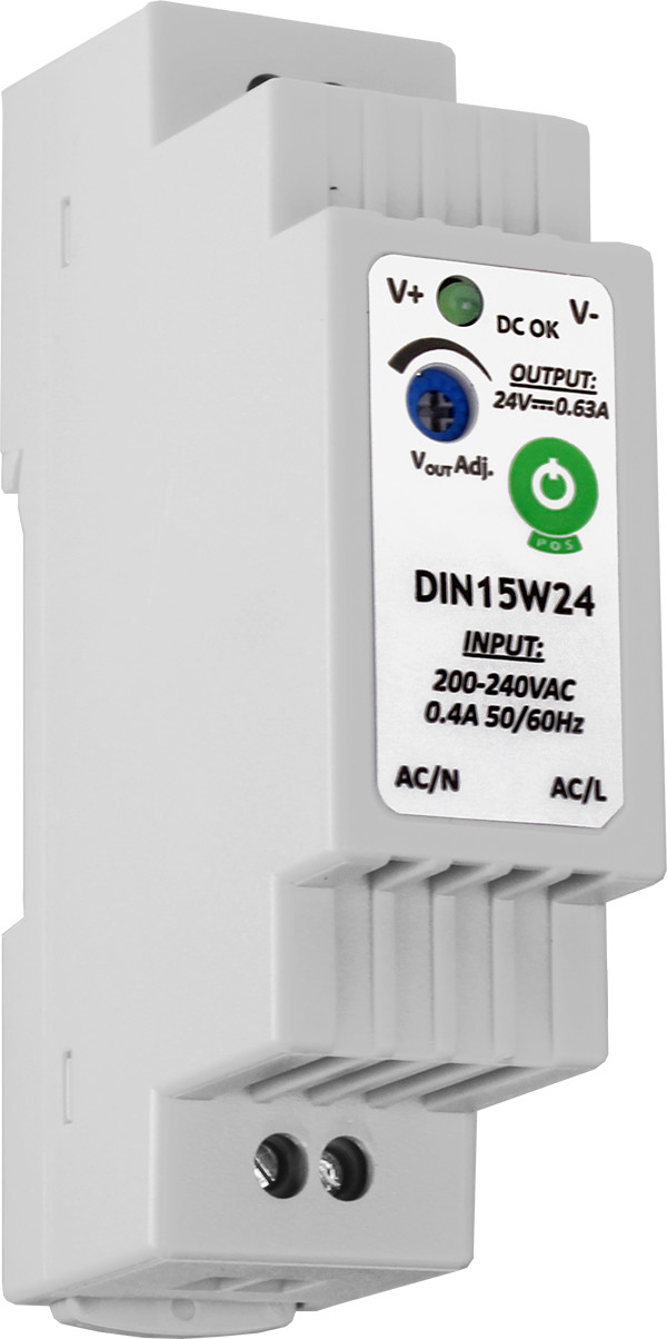 Zasilacz na szynę DIN DIN15W24 24V DIN15W24
