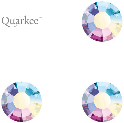 Quarkee Quarkee Crystal Clear Aurora Borealis 2,4mm / 3szt.