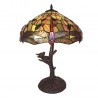 Clayre & Eef Lampa Tiffany Witrażowa Stołowa A Clayre & Eef 5LL-6111