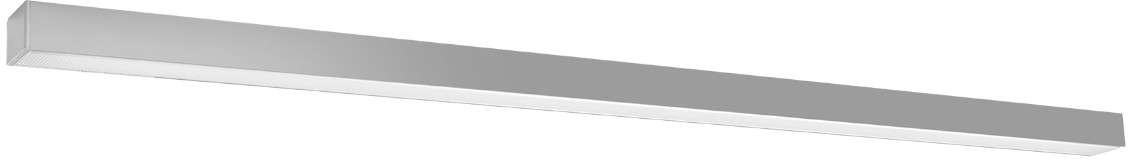 Thoro Nowatorska Lampa PLAFON PINNE 1450 ALUMINIUM Minimalistyczny Design Lampa Sufitowa Natynkowa Moduł LED Ciepła Barwa Światła Oświetlenie do Salonu Sypialni Biura Oprawa THORO TH.097