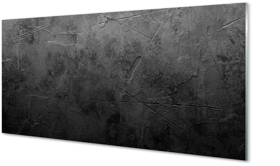 Tulup.pl Szklany Panel Kamień beton struktura 125x50cm