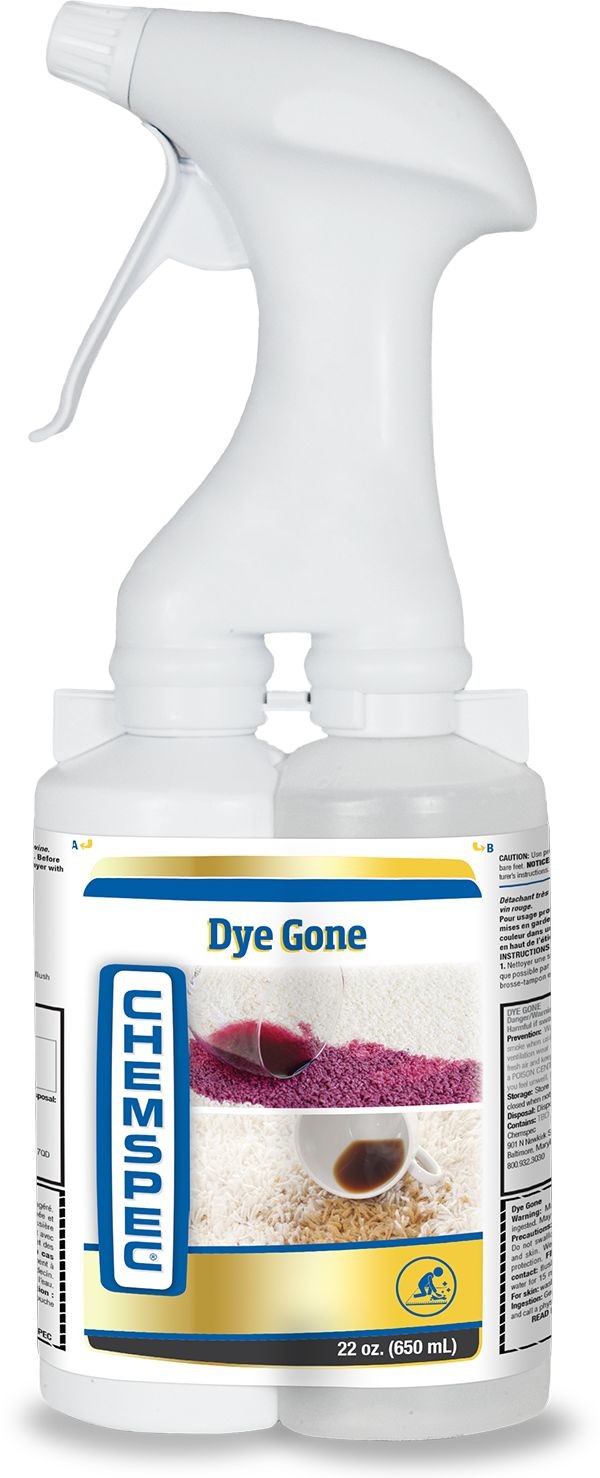 Chemspec CHEMSPEC Dye Gone Sprayer Kit - silny odplamiacz dwuskładnikowy 650 ml CHE000065