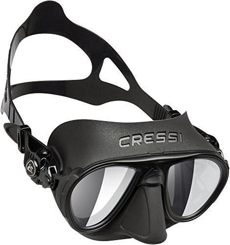 Cressi calibro Dark-NEGRO Espejo DS426050