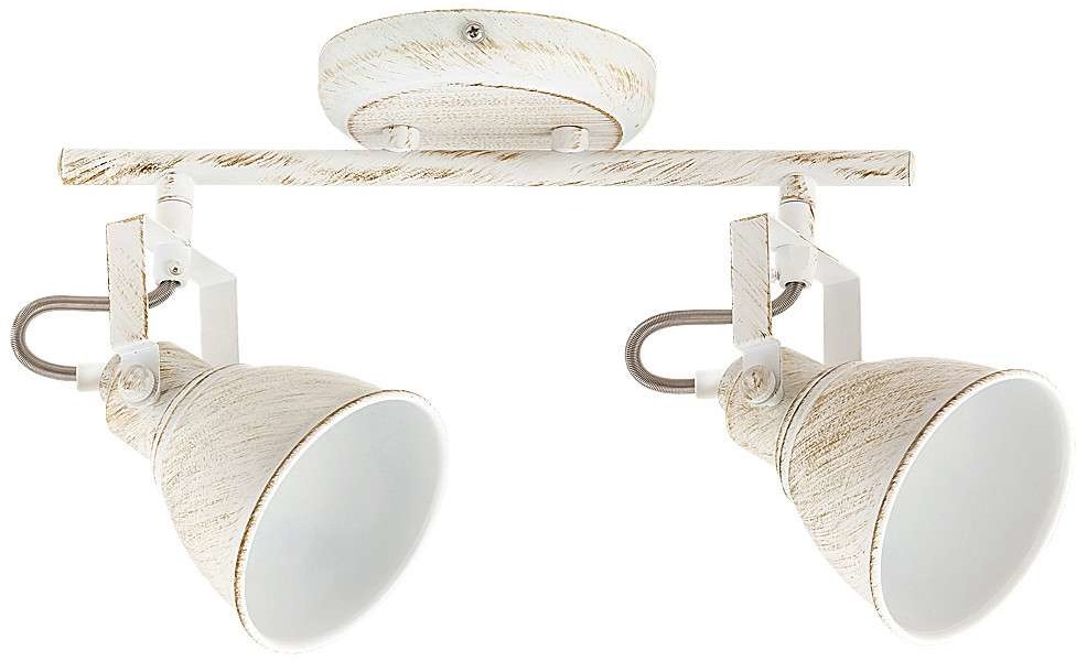 Rabalux Plafon LAMPA sufitowa VIVIENNE 5967 industrialna OPRAWA ścienna LISTWA regulowane reflektorki retro białe 5967