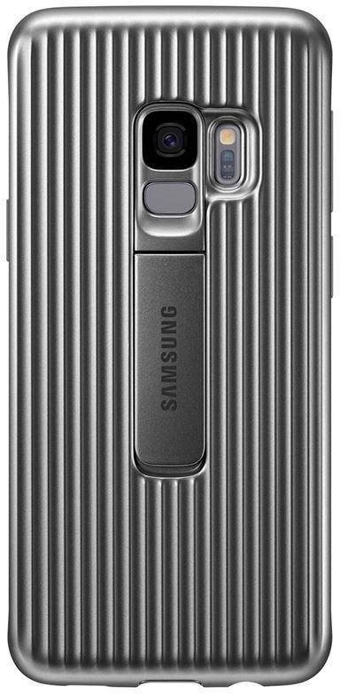 Samsung Protective Standing Cover - Etui Galaxy S9 z podstawką (srebrny) b2btrade-11092-0