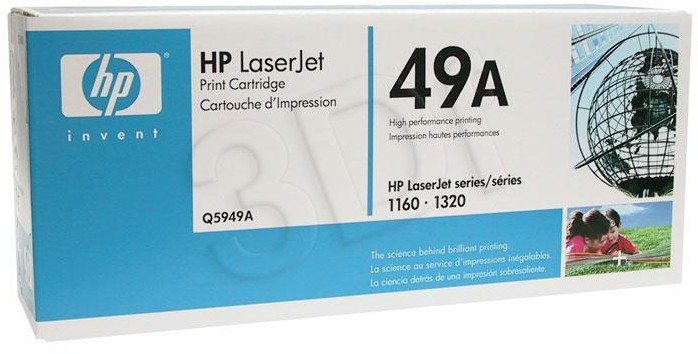 HEWLETT-PACKARD Toner HP Q5949A (oryginał HP49A HP 49A; 2 500 stron; czarny) Q5949A