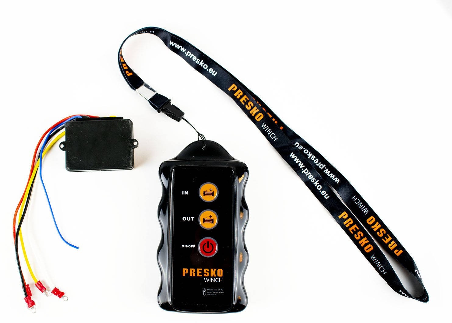 PRESKO Pilot bezprzewodowy Presko do wyciągarki 12V 24V WSE3+WSR4 12V/24V PRESKO