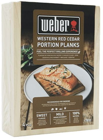 Weber Deski do palenia Z drewna cedrowego na jedną porcję