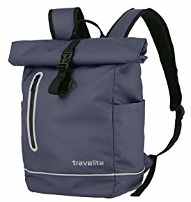 Travelite Travelite Unisex Basics Roll-up plecak na rolkę plandekę plecak, niebieski (Marine) (niebieski) - 096314-20 096314-20