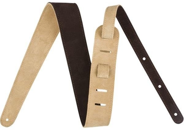 Fender 2 RVRS SUEDE STRAP - BRN/TAN