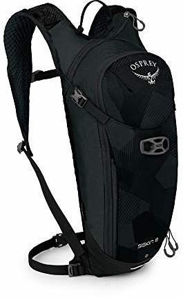 Osprey Europe Siskin 8 plecak sportowy, unisex, Obsydian Black (czarny) - 10003906 10003906