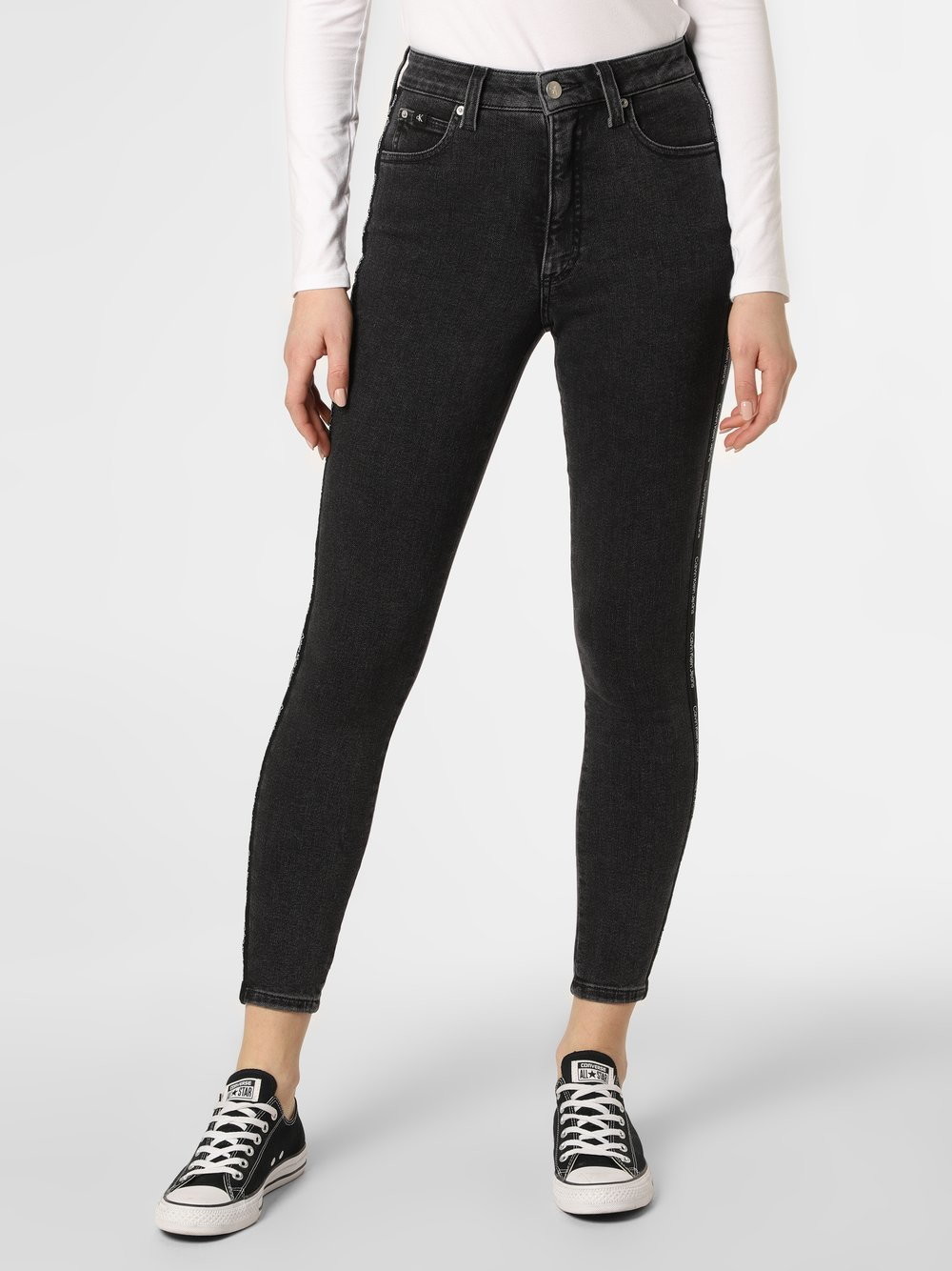 Calvin Klein Jeans Jeans - Jeansy damskie, czarny