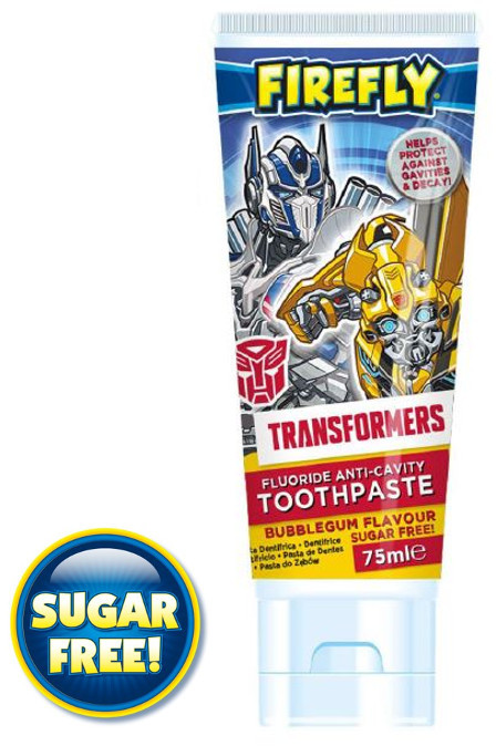 FIREFLY Pasta do zębów Transformers 75ml 3 + TOW011566