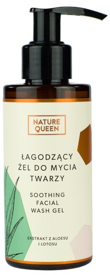 Nature Queen NATURE QUEEN ŁAGODZĄCY ŻEL DO MYCIA TWARZY 150ML