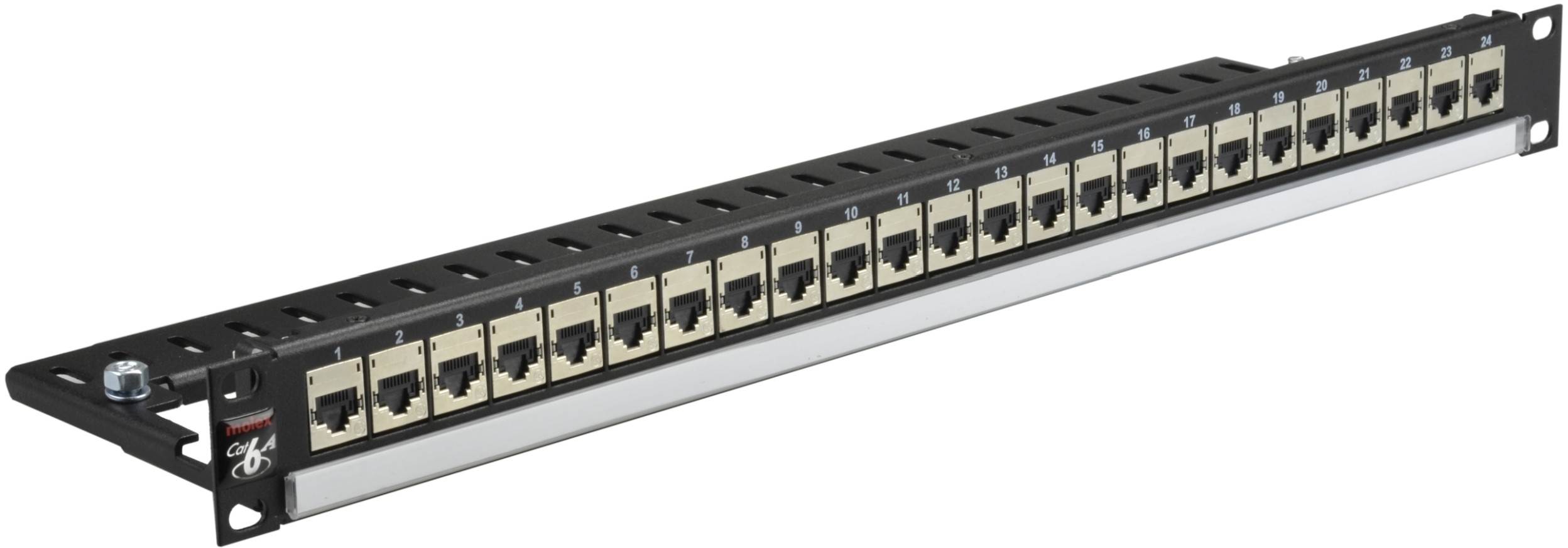 Molex Patchpanel Rack 19'' kat6a 24p Stp DataGate