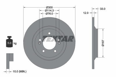 TEXTAR (TMD Friction Services GmbH) (TMD Friction Services GmbH) 92296303 92296303