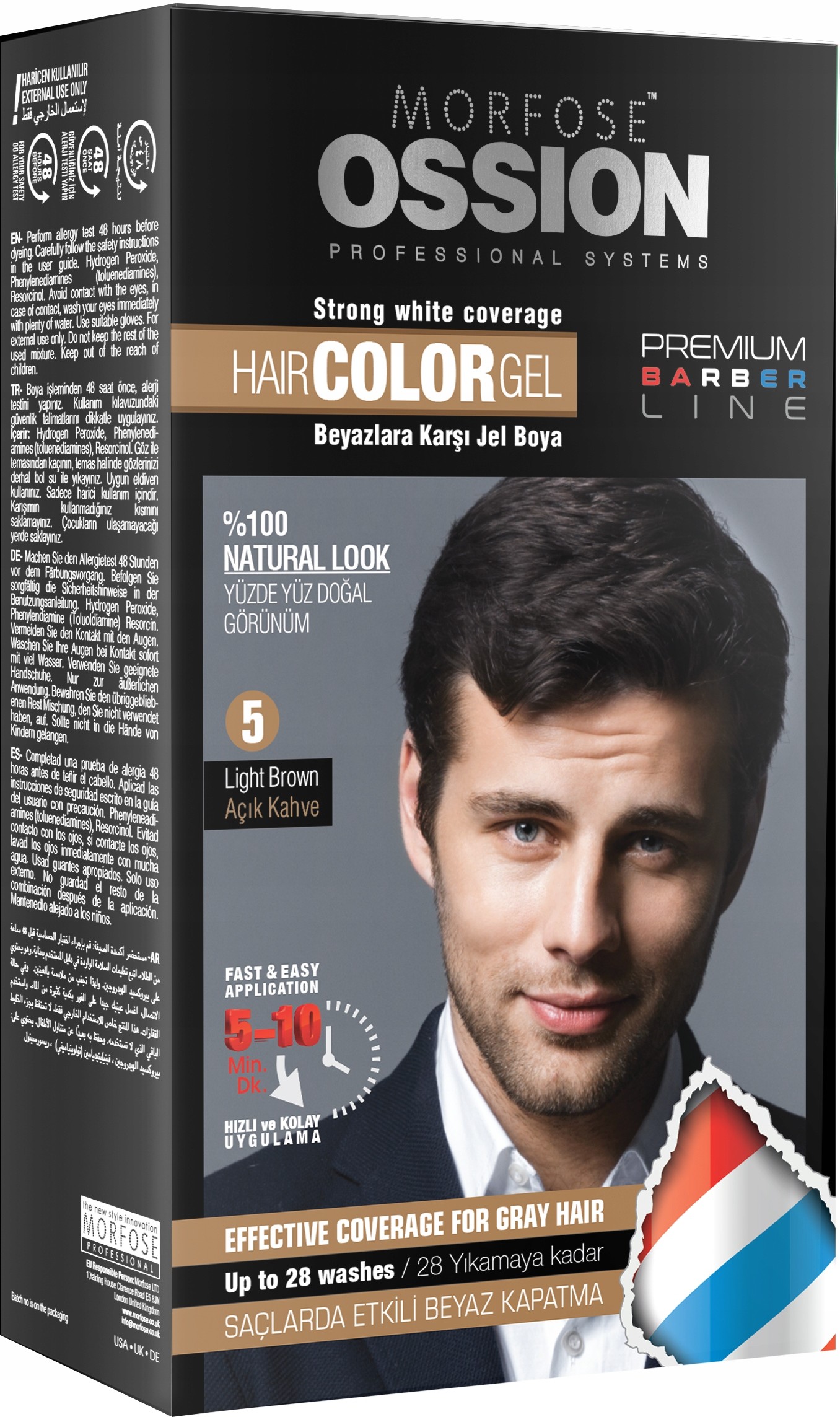 Morfose Ossion Żel Odsiwiacz Jasny Brąz Nr 5