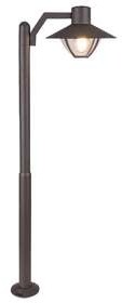 Rabalux Almada 7886 lampa stojąca ogrodowa zewnętrzna IP44 1x10W E27 brązowa/przeźroczysta