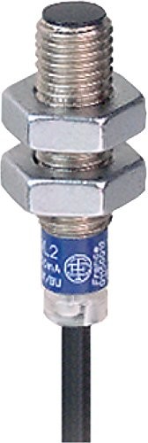 Schneider telemec anique czujniki xs108 b3pal2 XS1 indukcyjna czujnik, mosiądz, M8, 33 MM długości, 24 VDC, 2 MM, odstęp między przerzutki, 12 VDC przewód o długości 2 m XS108B3PAL2