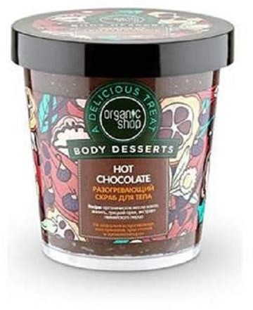 Organic Shop Body Desserts Hot Chocolate Warming Body Scrub rozgrzewający peeling do ciała o zapachu gorącej czekolady 450ml 40568-uniw