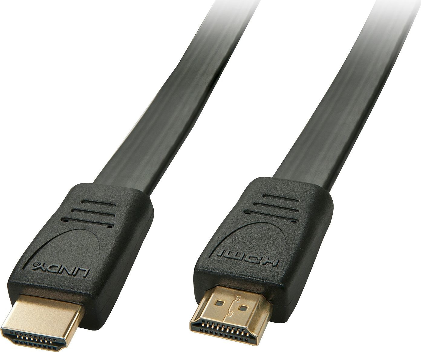 Lindy HDMI HighSpeed Flat Cable 0.5m HDMI 2.0 HDTV and HDCP compatible 36995