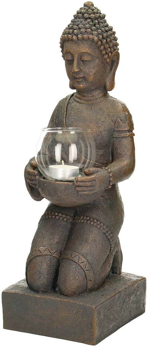 Dekoria pl pl Świecznik Budda 43cm 14 x 16 x 43 cm 814-599