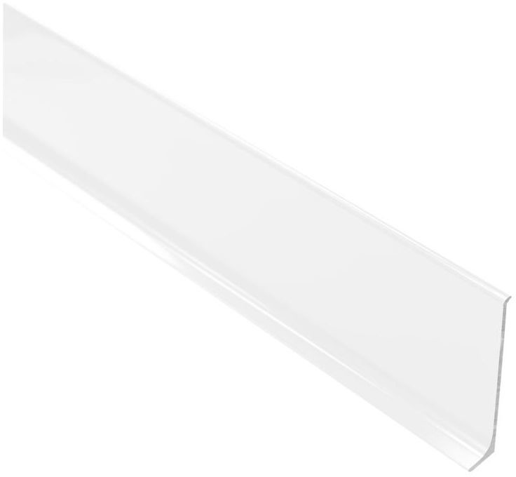 Cezar Listwa cokołowa Aluminiowa 59 mm Biała 2.5 m