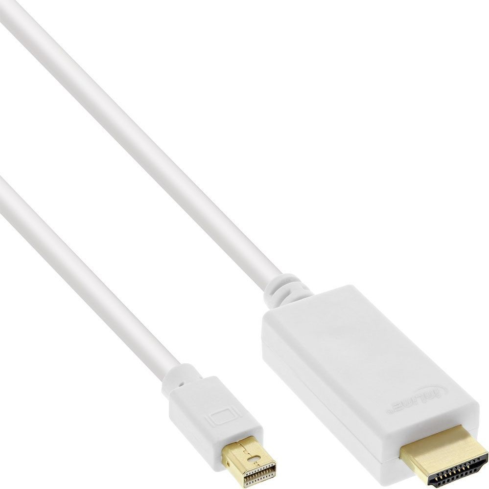 InLine Kabel DisplayPort Mini HDMI 1m biały 17171K 17171K