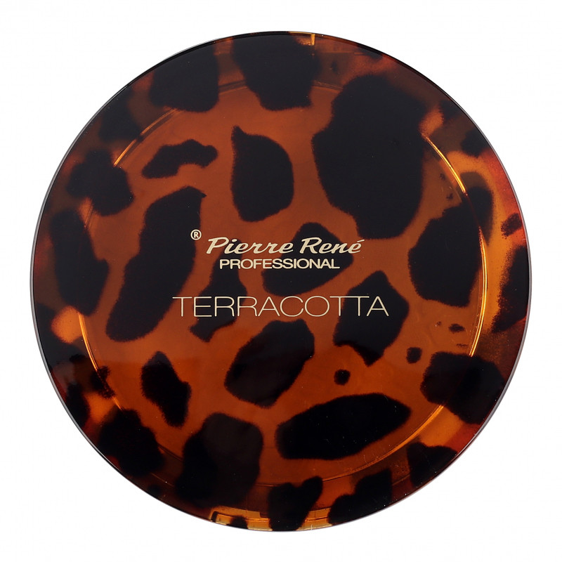 Pierre Rene Pierre René - TERRACOTTA POWDER - Matowy puder brązujący - EDYCJA LIMITOWANA - 01 PIERPPELI-JALI