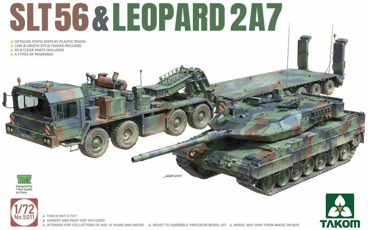 Zdjęcia - Model do sklejania (modelarstwo) SLT56 & Leopard 2A7 5011