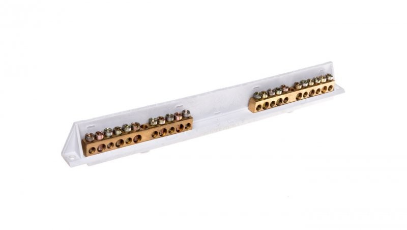 Hager polo Wspornik z zaciskami PE/N 2x11 zacisków Volta VZ724 VZ724