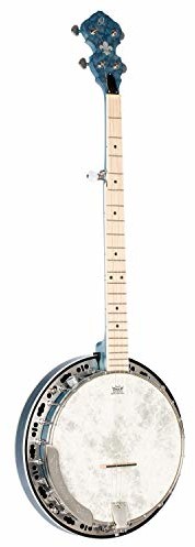 Ortega Guitars ORTEGA Falcon Series Banjo - Transparent Blue + Gigbag (OBJE400TBL) OBJE400TBL