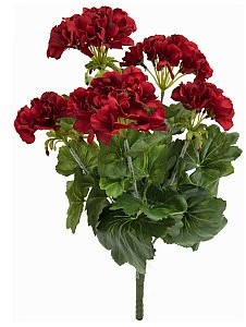 Europalms EUROPALMS Kwiat Geranium, sztuczny, czerwony, 42 cm 82600112